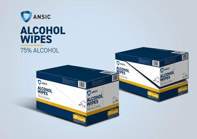 Ansic Alcohol Wipes (Carton)